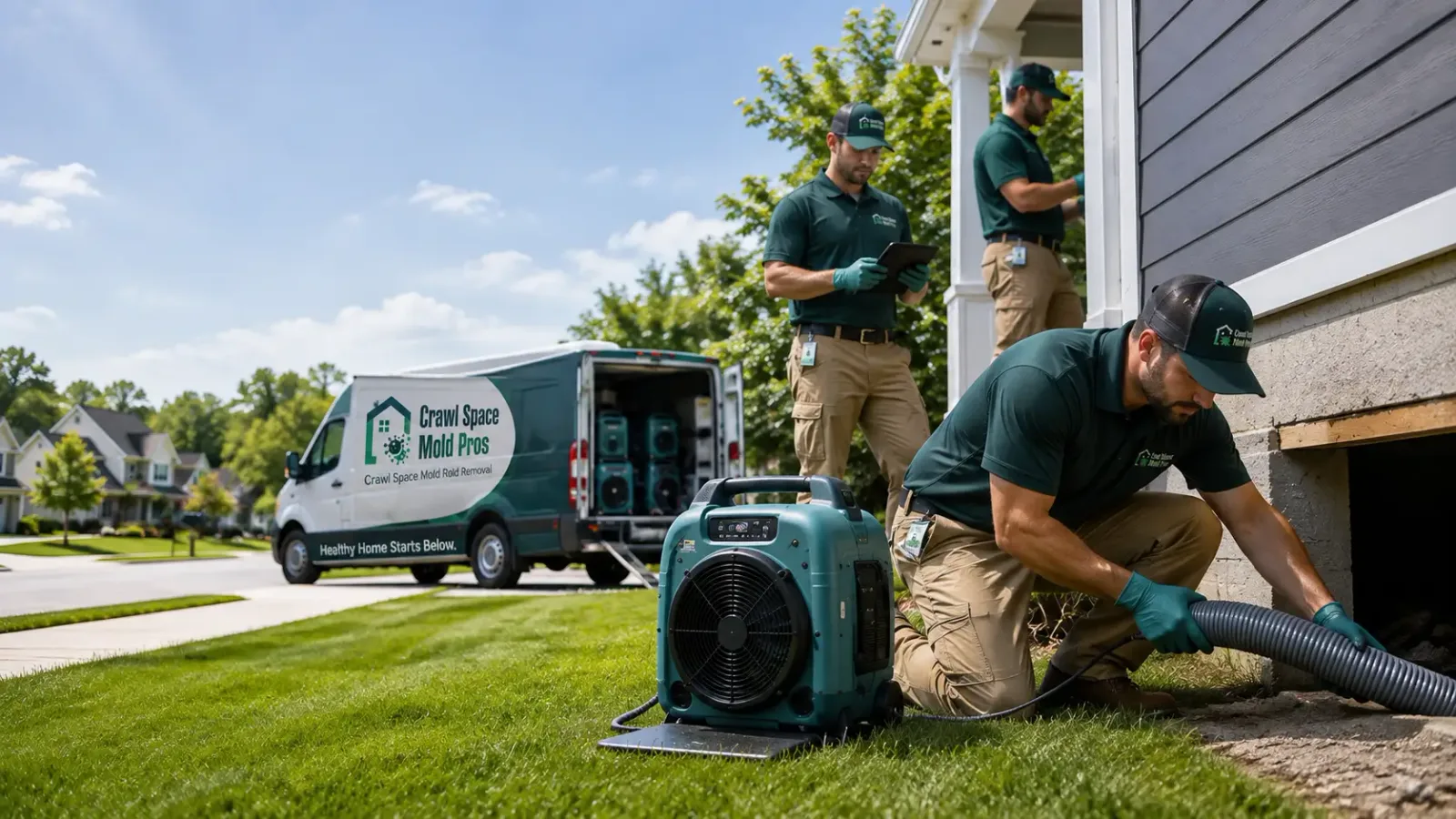 Crawl Space Mold Removal in Woodbury, MN